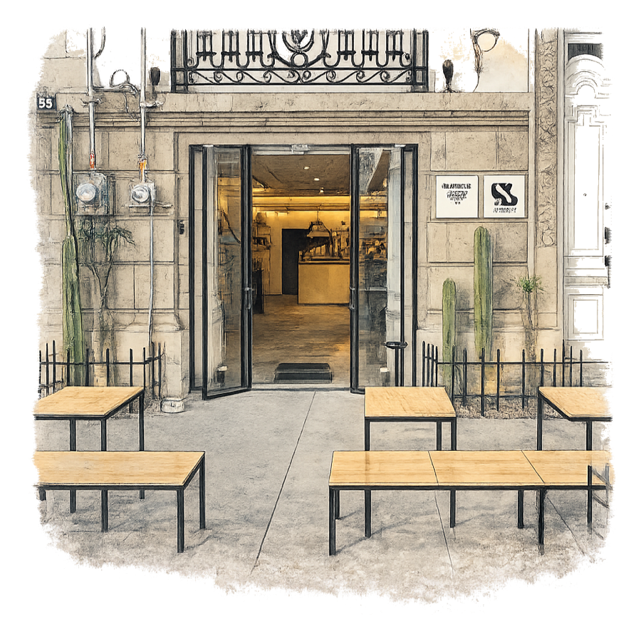 Almanegra Café in Mexico City