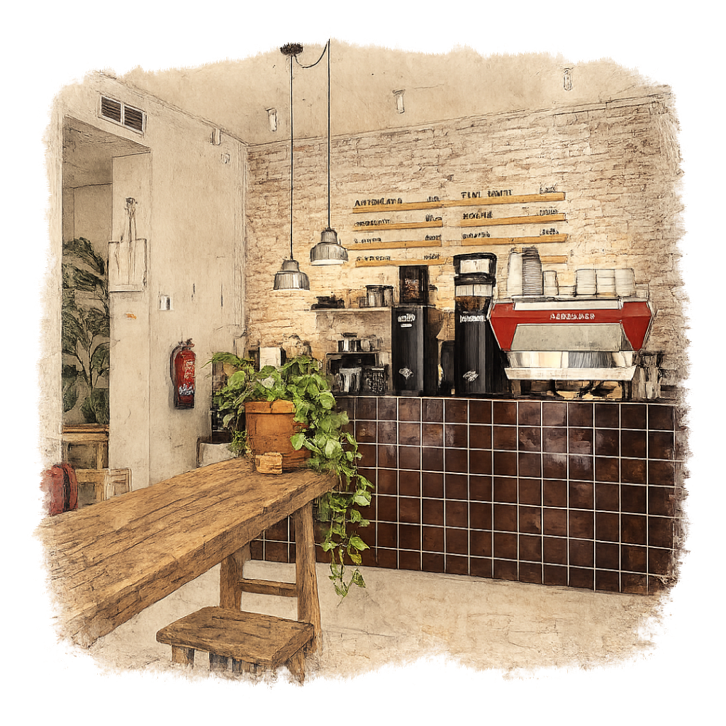 Ambu Coffee Lab in Madrid