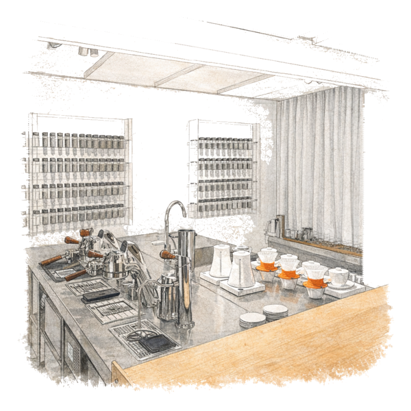 April Coffee Store & Showroom in Copenhagen