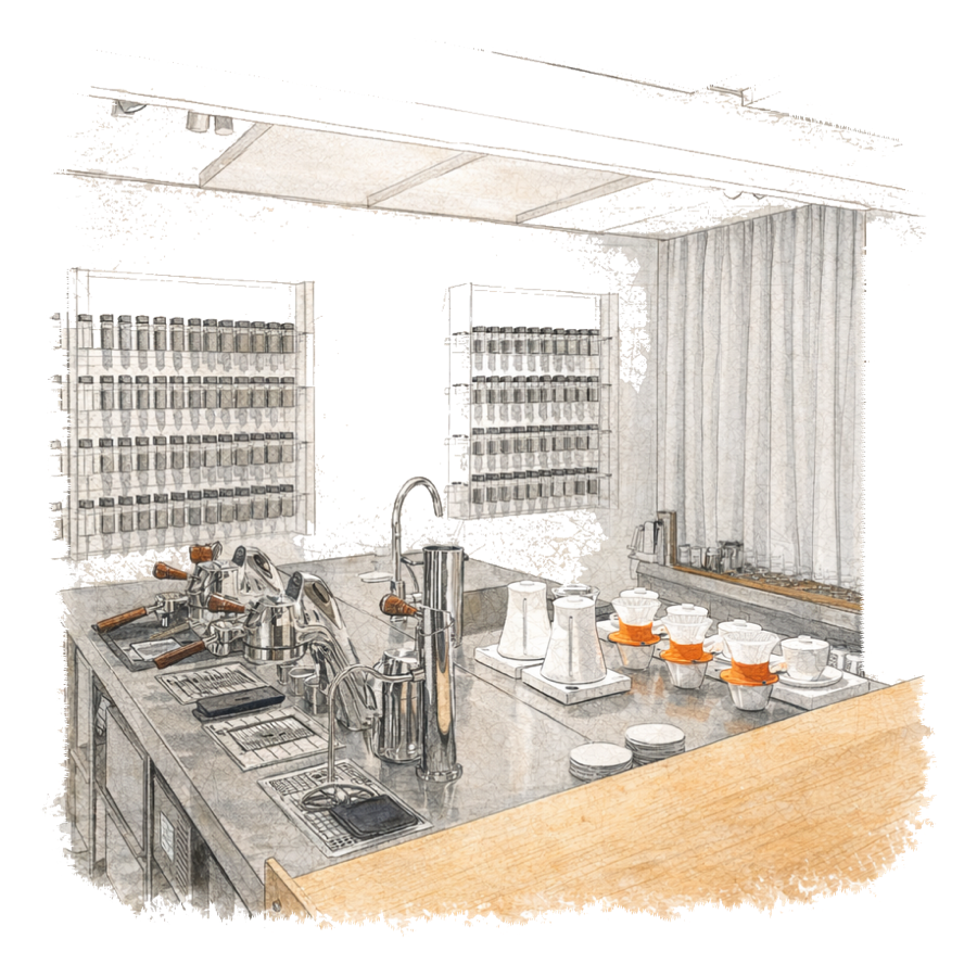 April Coffee Store & Showroom in Copenhagen