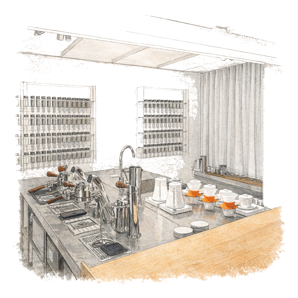 April Coffee Store & Showroom in Copenhagen