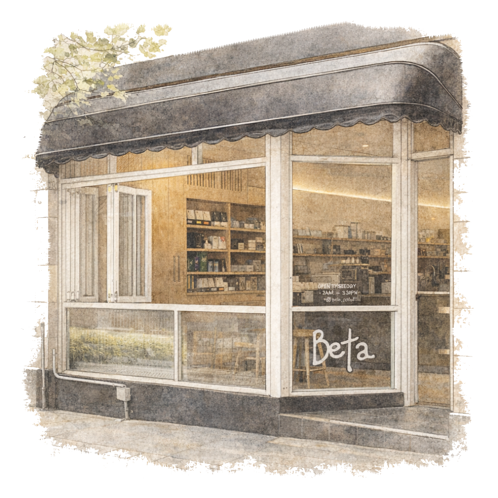 Beta Coffee in Sydney - illustration