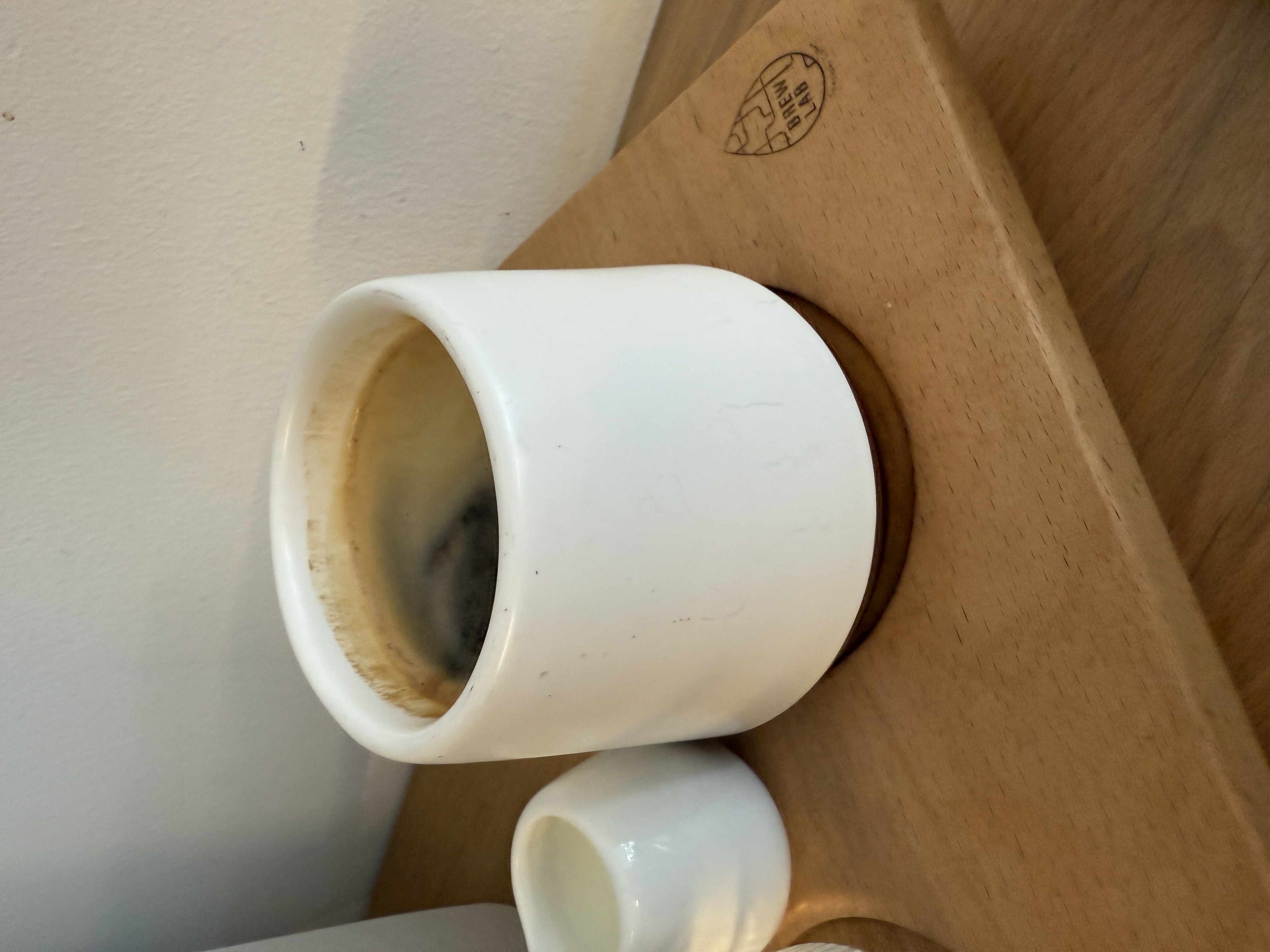 Pour-over in progress