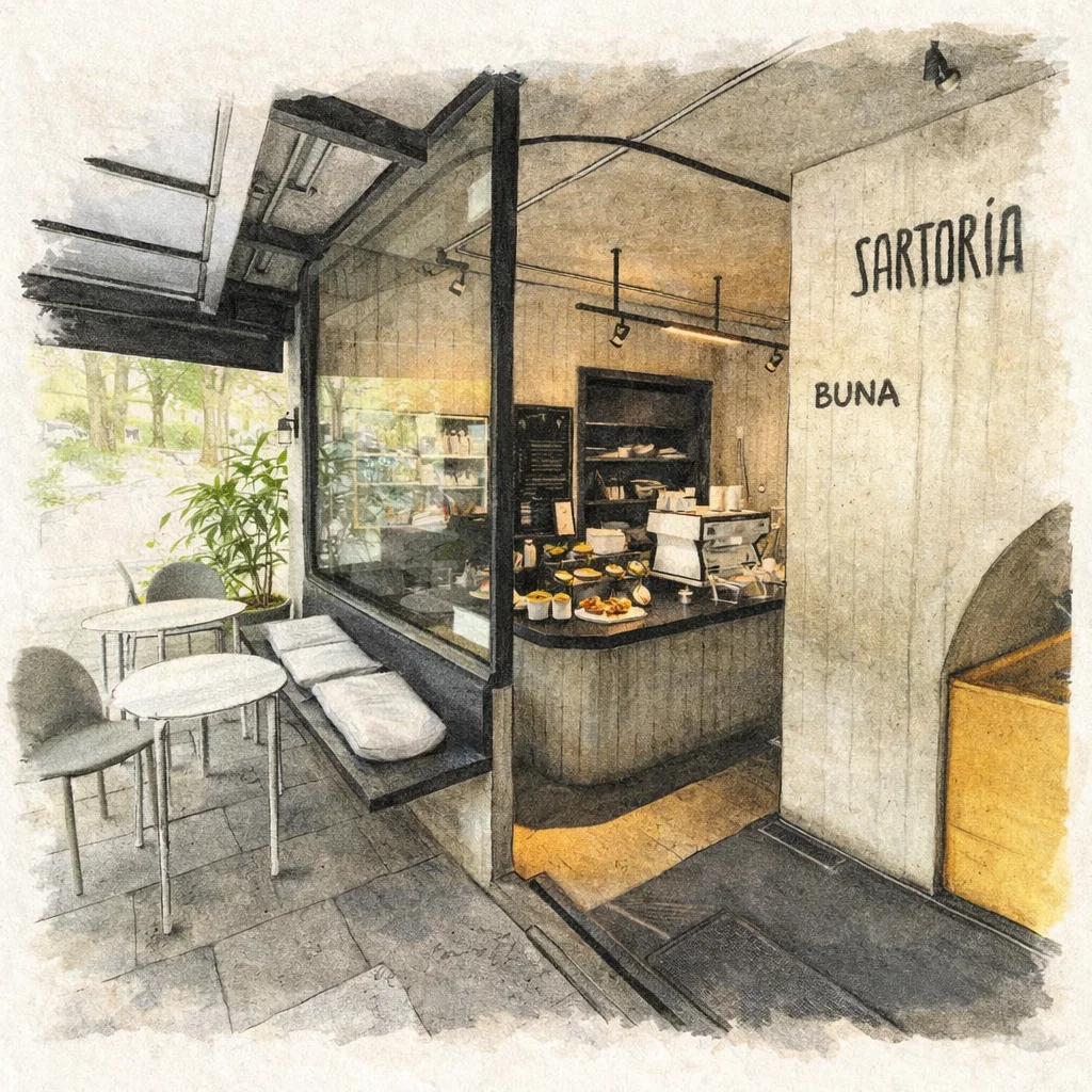 BUNA coffee bar in Mexico City