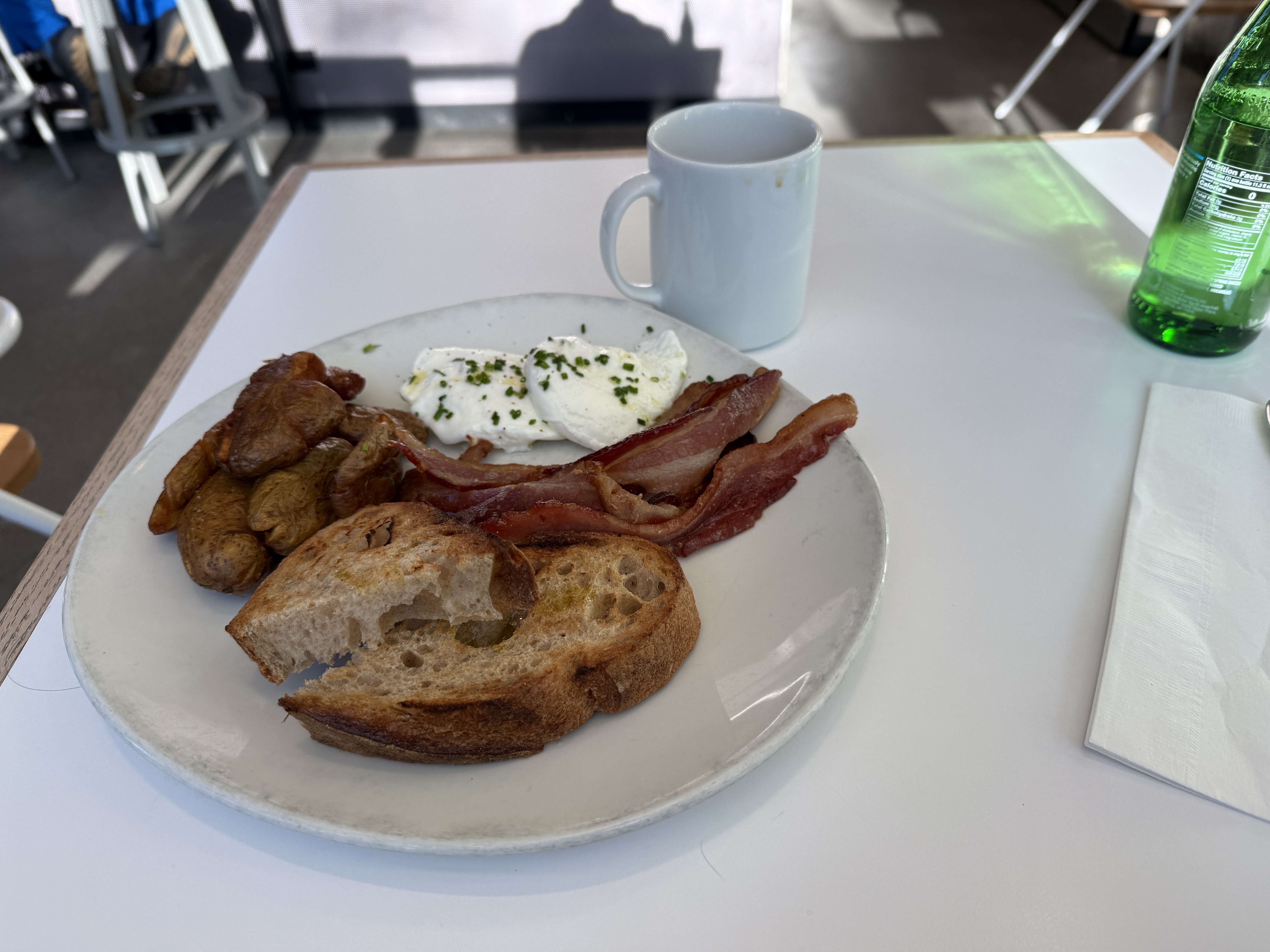 Pour-over in progress