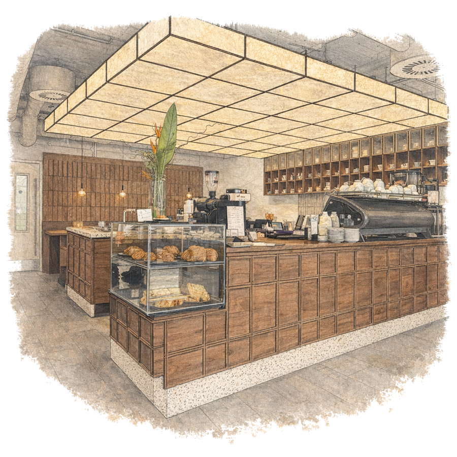 Calico coffee bar in London