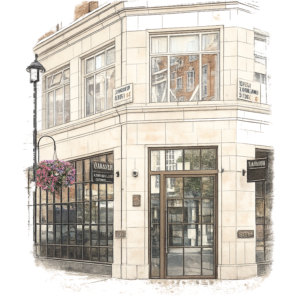 Caravan Fitzrovia - illustration