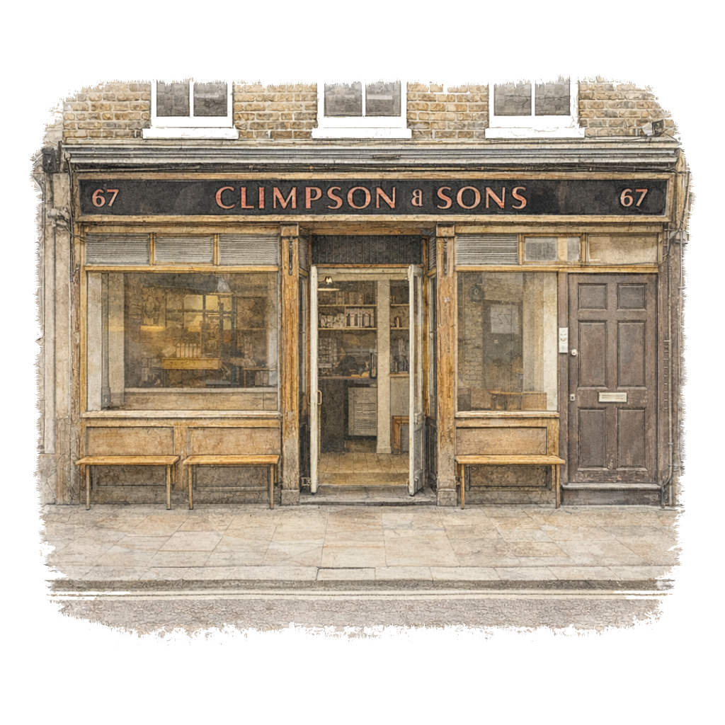 Climpson & Sons Cafe - illustration