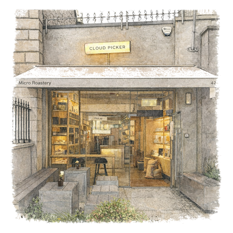 Cloud Picker Cafe on Pearse Street in Dublin