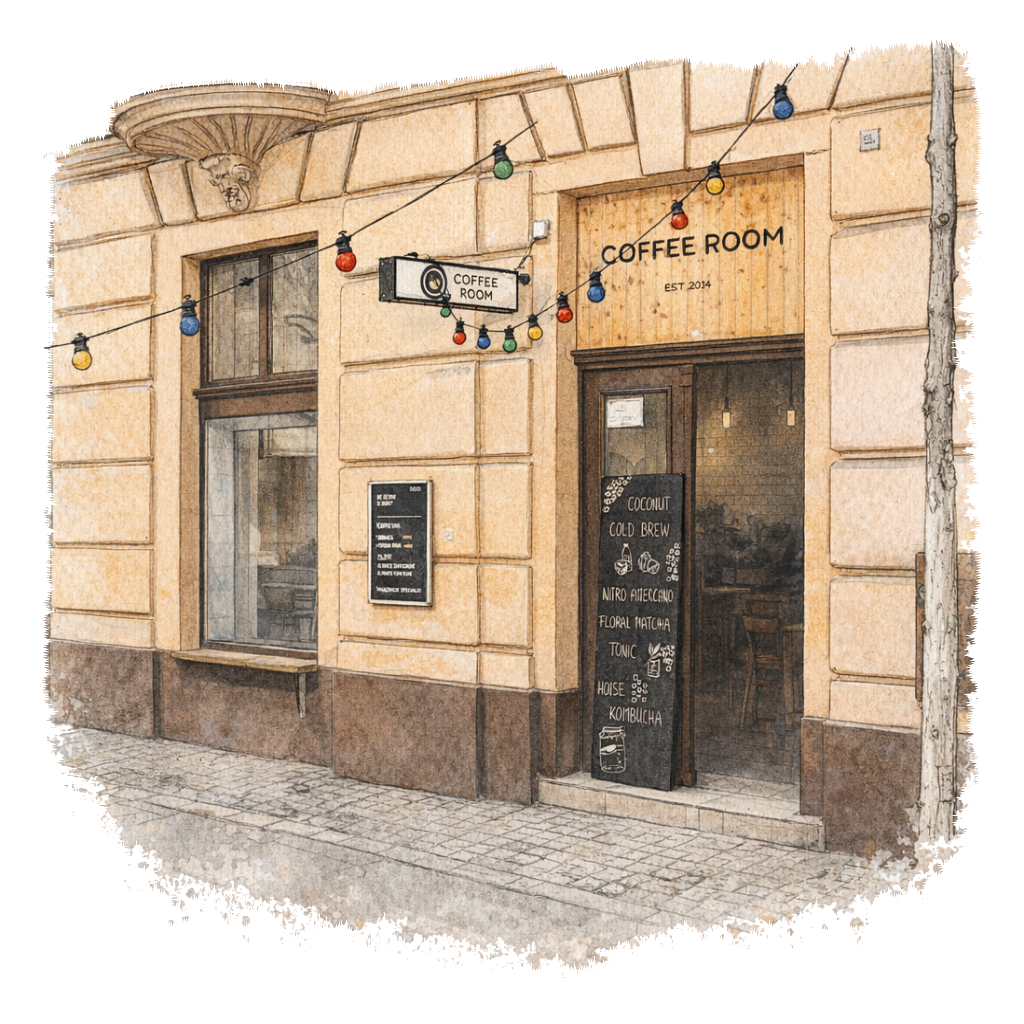 Coffee Room in Prague