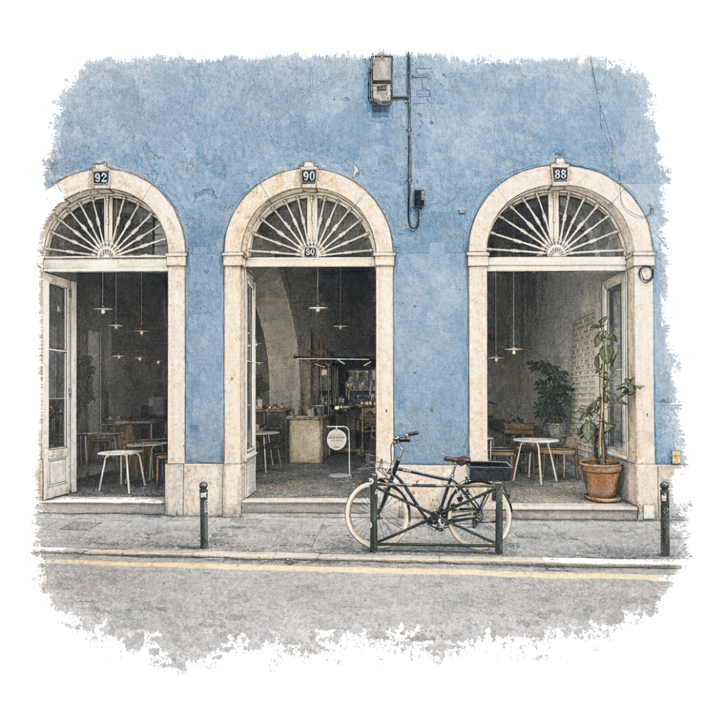 Comobå cafe in Lisbon