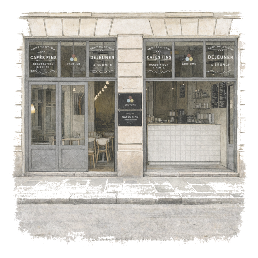 Coutume Café in Paris