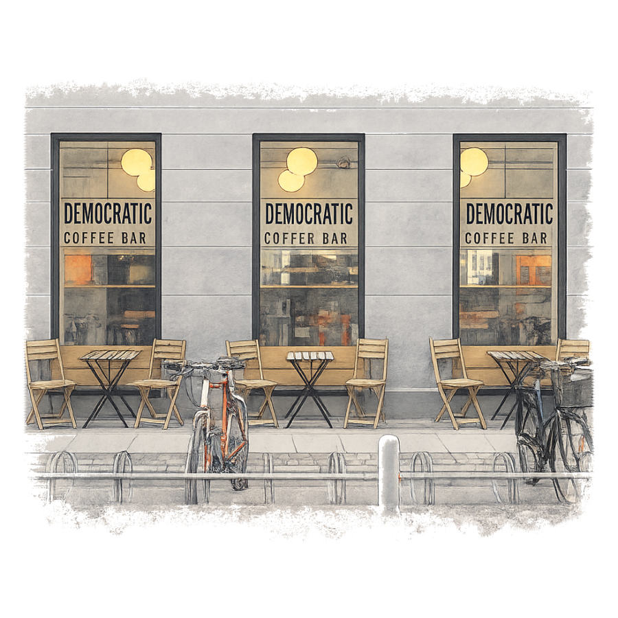 Democratic Coffee Bar in Copenhagen
