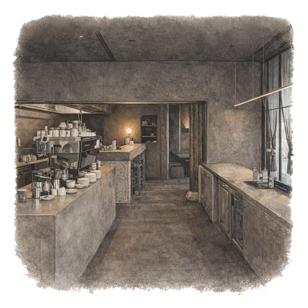 Edition Roasters Sydney illustration