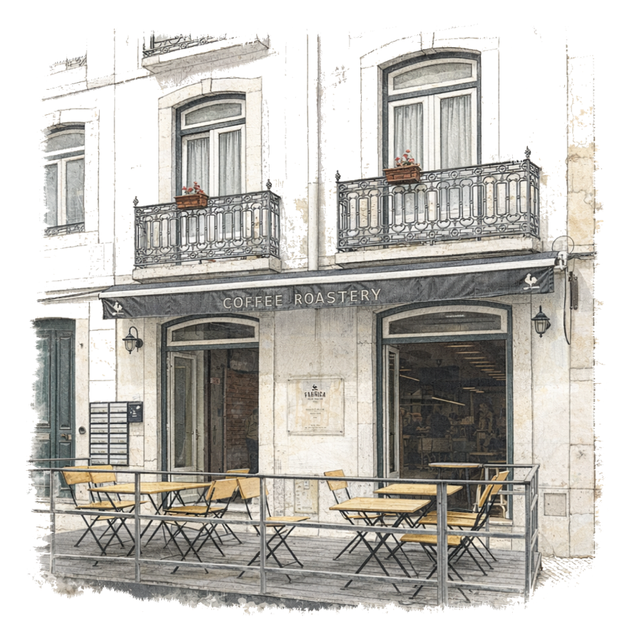 Fabrica Coffee Roasters in Lisbon