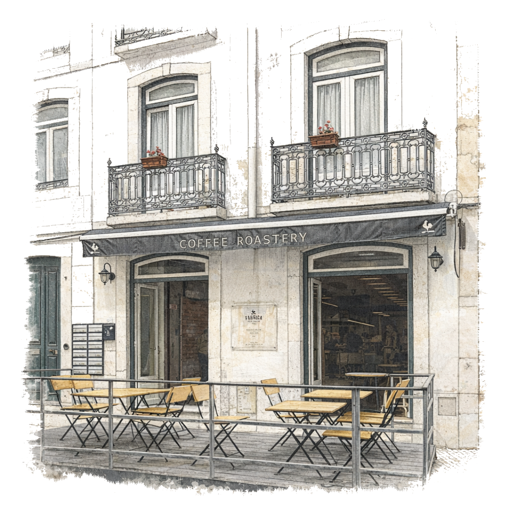 Fabrica Coffee Roasters in Lisbon