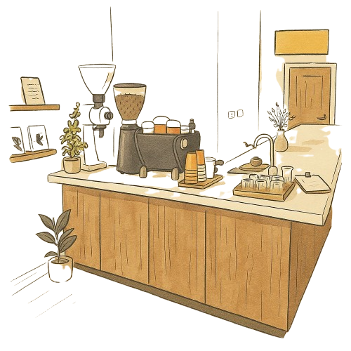 Flux Coffee illustration