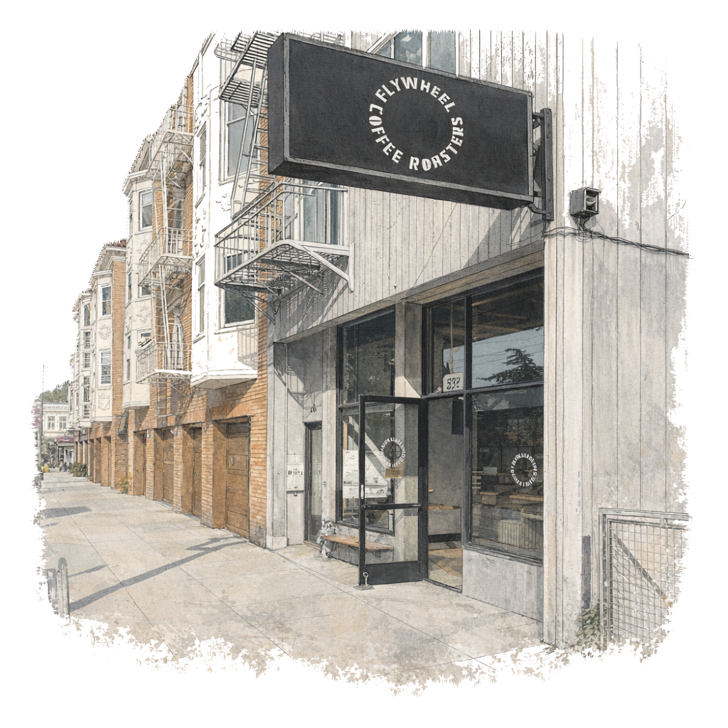 Flywheel Coffee Roasters - illustration