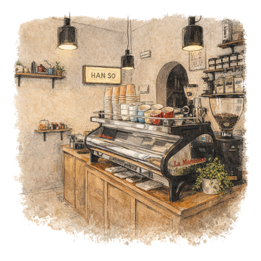 HanSo Café in Madrid