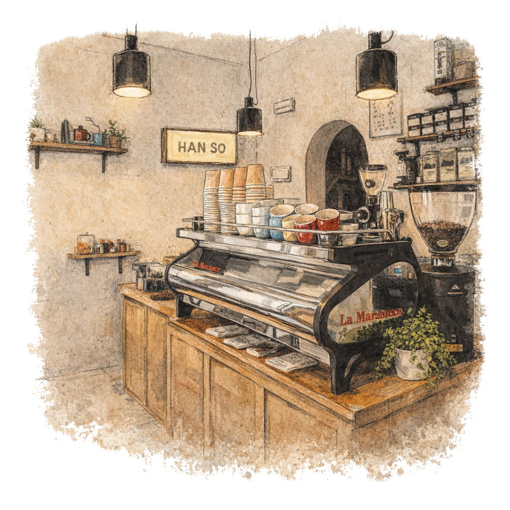 HanSo Café in Madrid