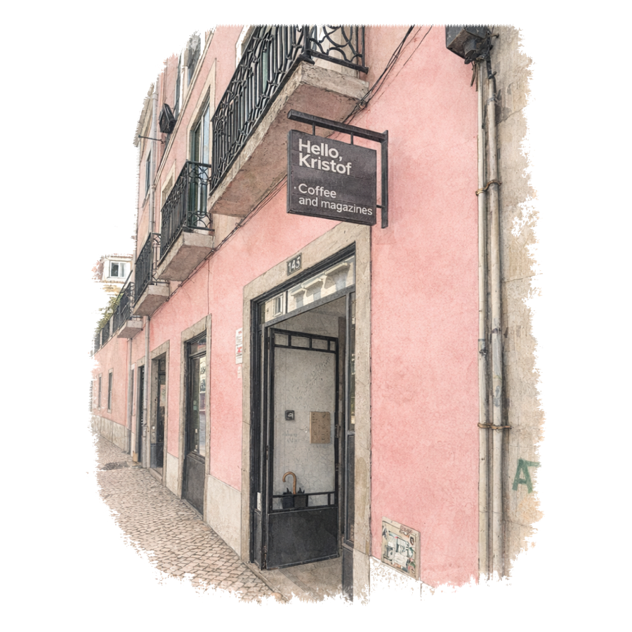 Hello, Kristof in Lisbon