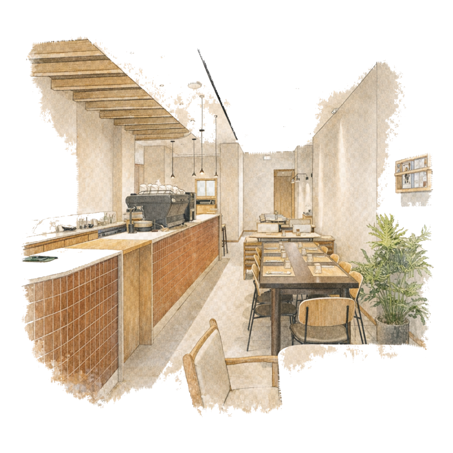 Homeground Coffee Roasters Singapore illustration