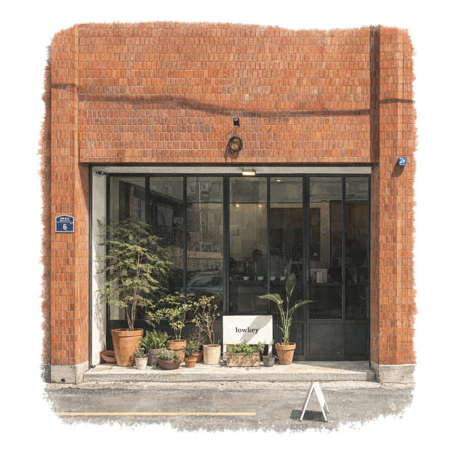 Lowkey Coffee in Seoul