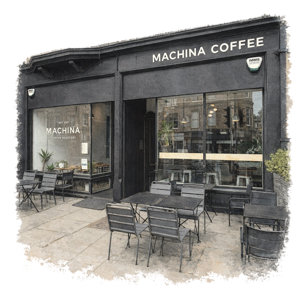 Machina Coffee in Edinburgh — illustration