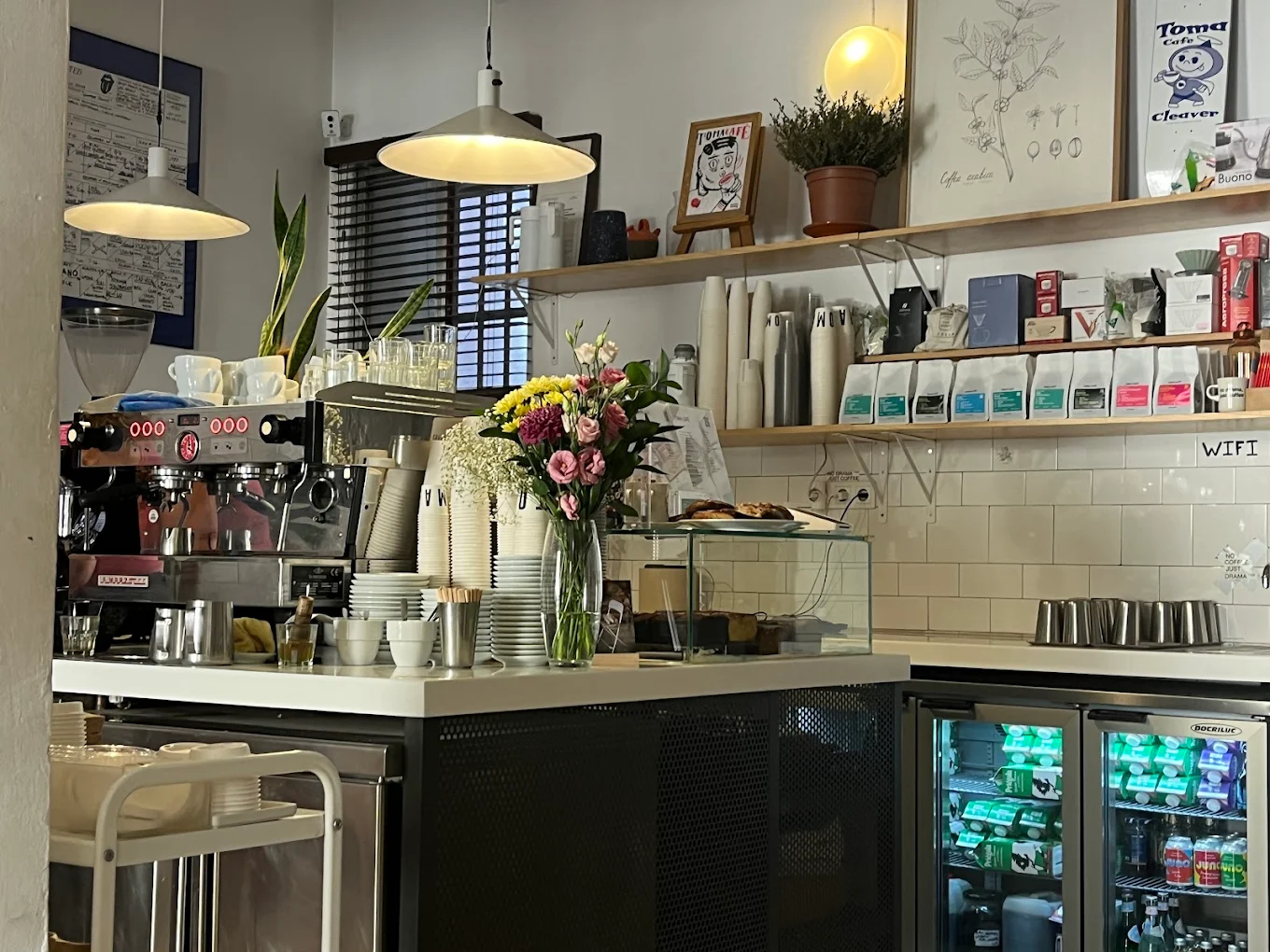 Coffee bar at Toma Café 1