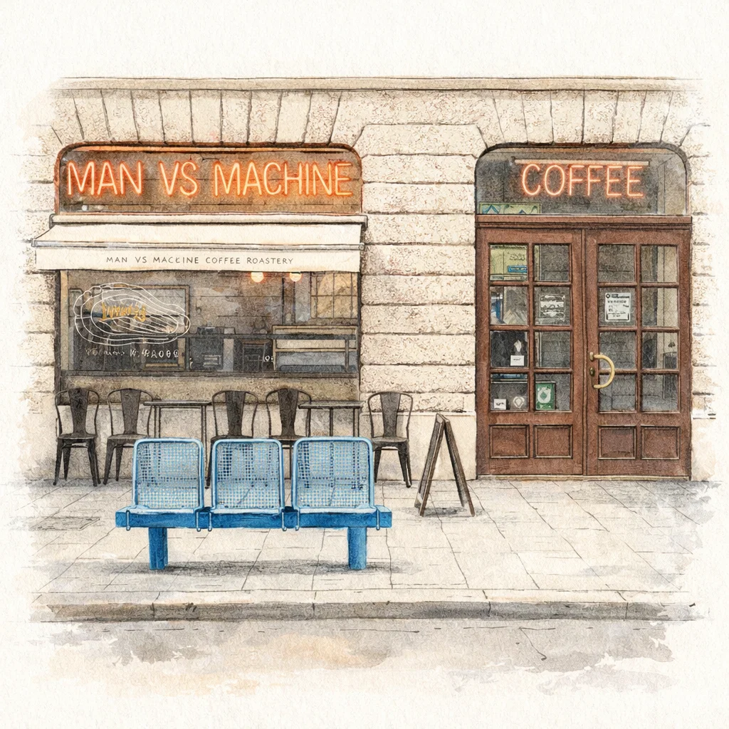 Man Versus Machine Coffee Roasters in Munich