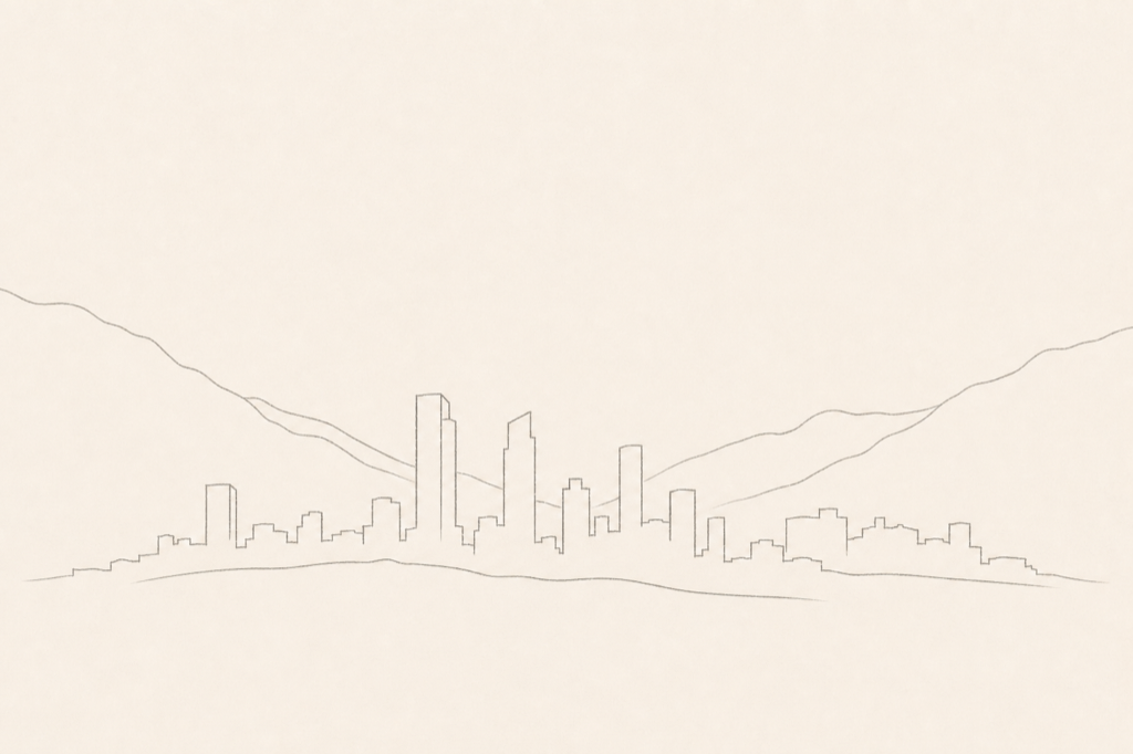 Minimal pencil outline of Medellín