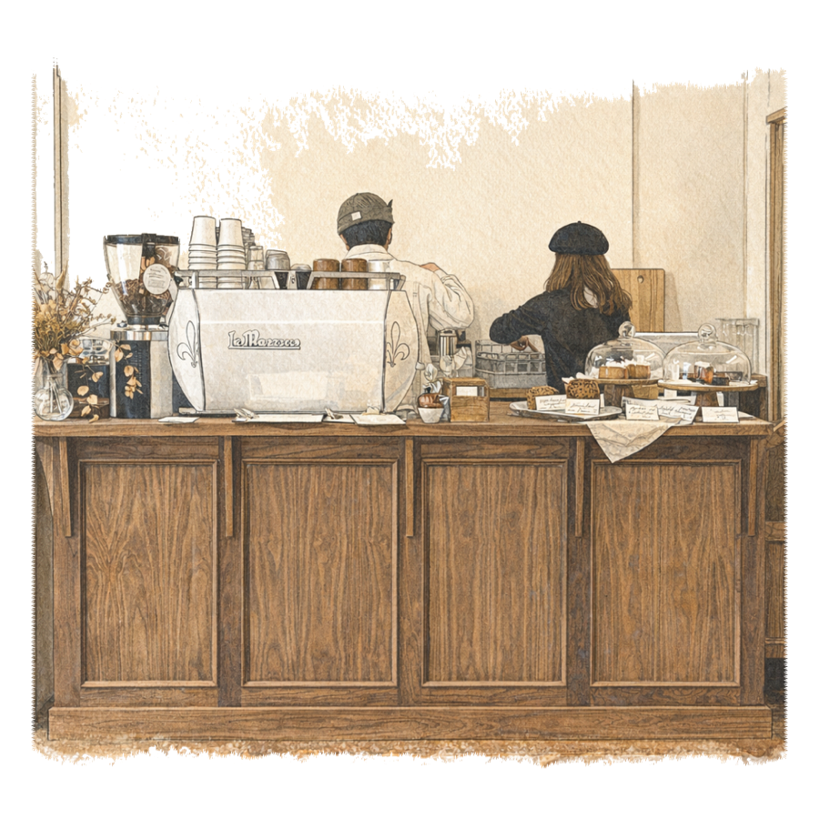 Nagare coffee bar in London