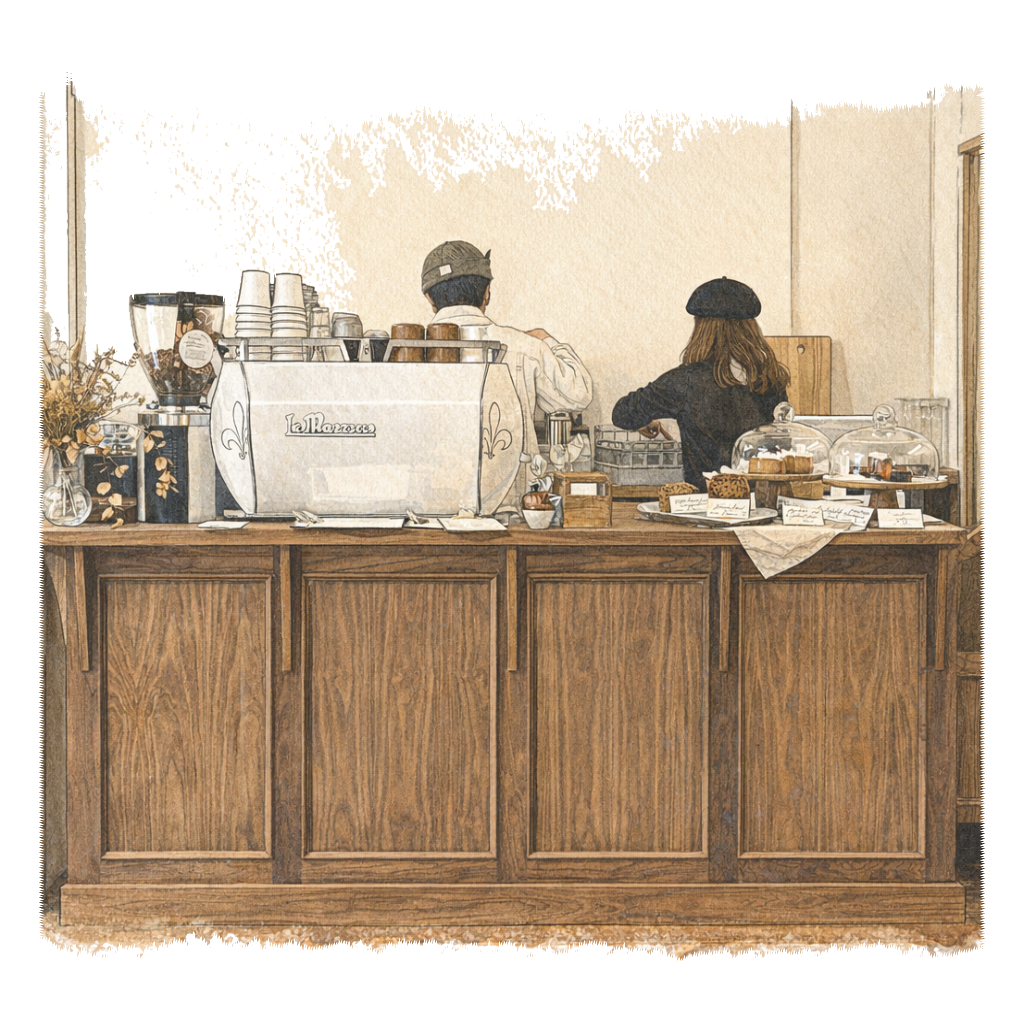 Nagare coffee bar in London