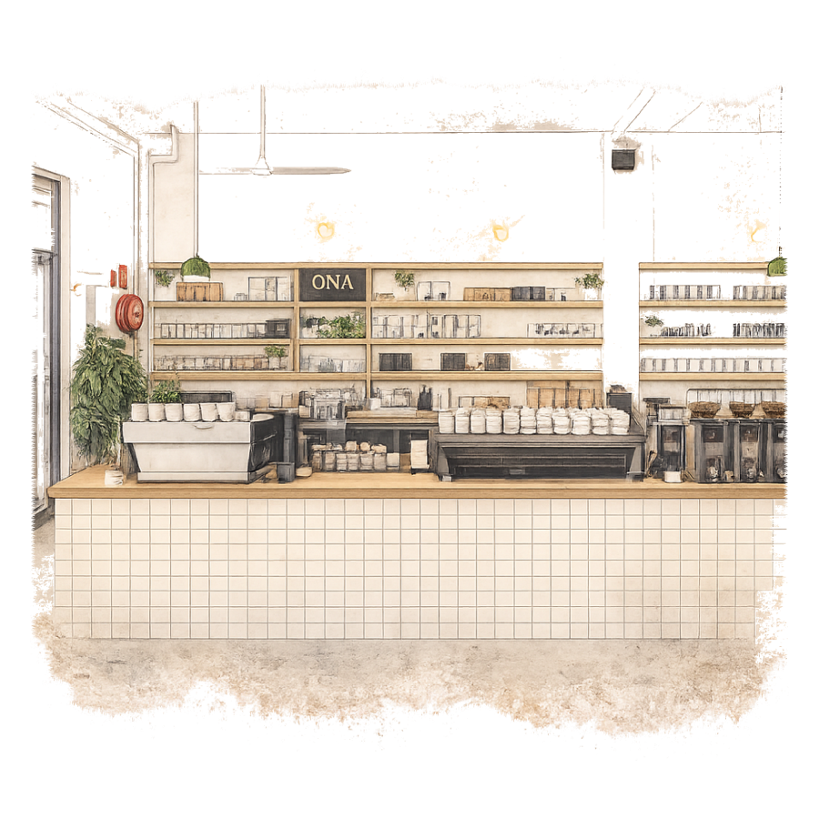 ONA Coffee Melbourne in Brunswick, Melbourne