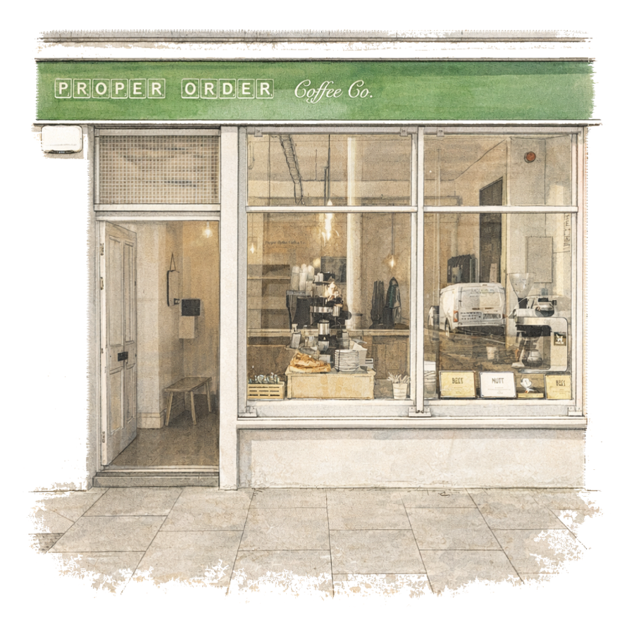 Proper Order Coffee Co in Smithfield, Dublin