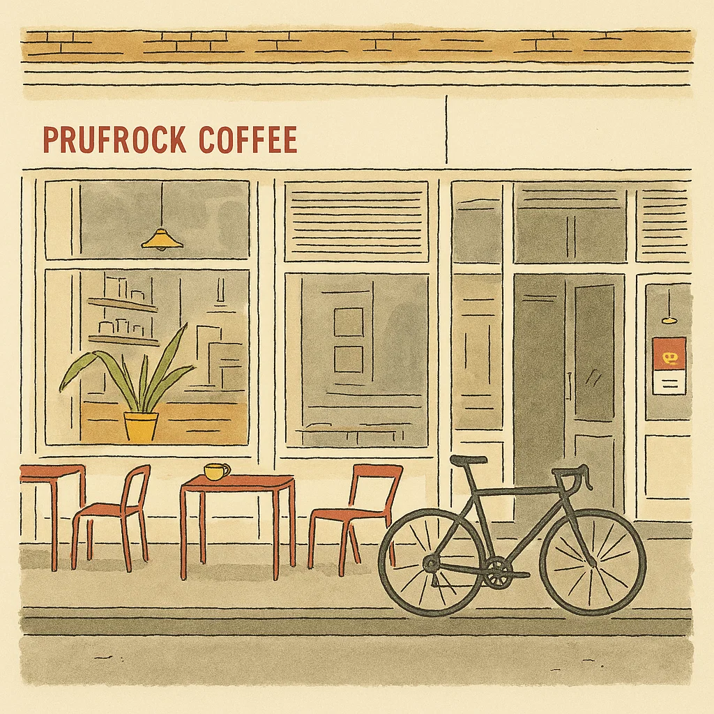 Prufrock Coffee illustration