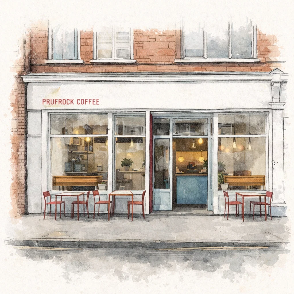 Prufrock Coffee illustration