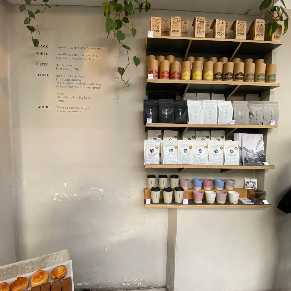 Rosslyn Coffee bar with bright interior