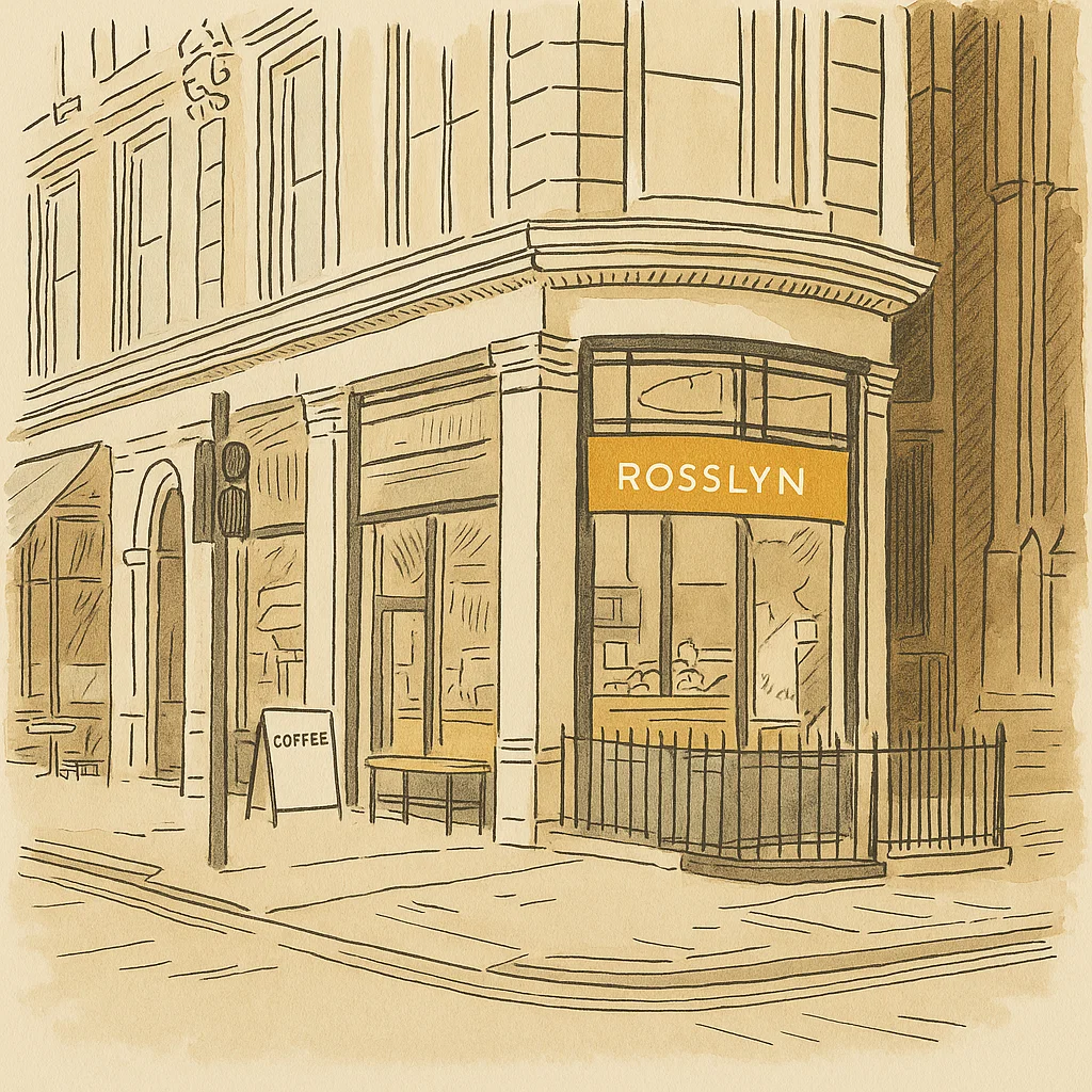 Rosslyn Coffee illustration