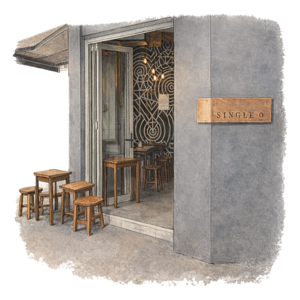 Single O Surry Hills illustration