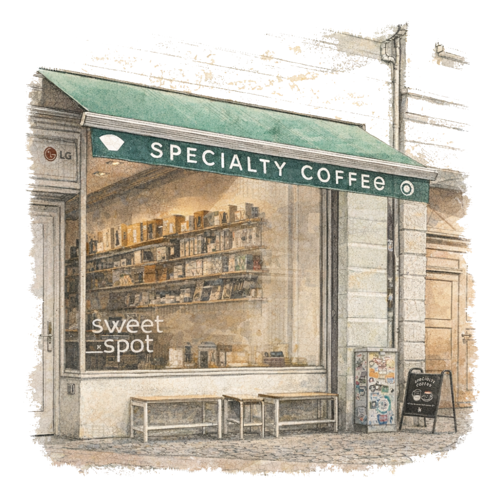 Sweet Spot coffee bar in Munich