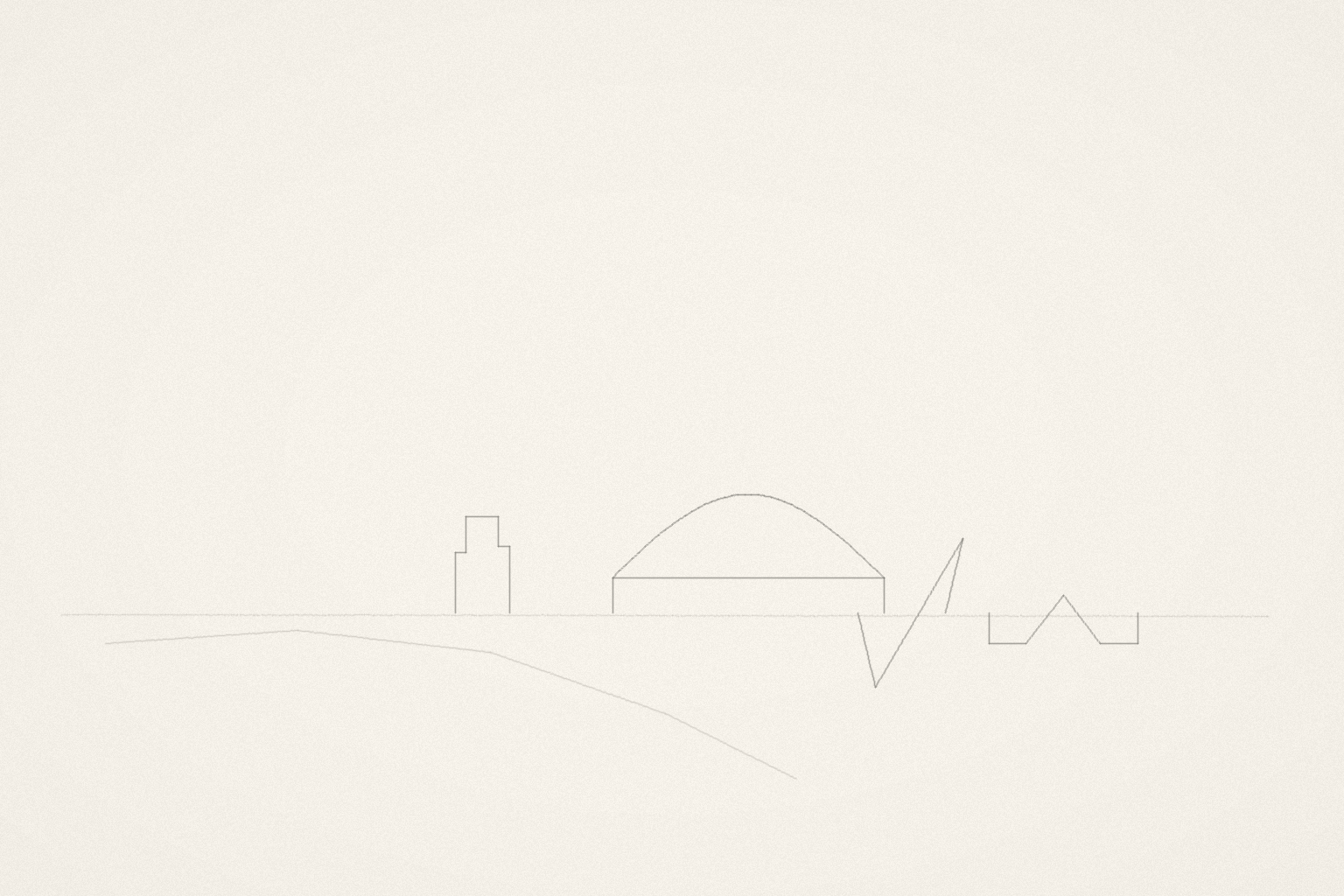 Minimal pencil outline of Valencia