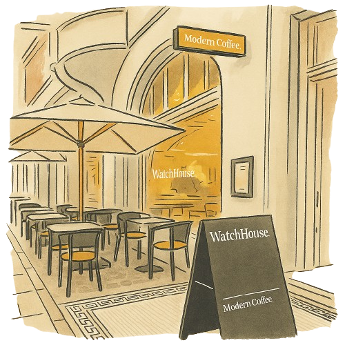 Aoyama cafe minimal interior