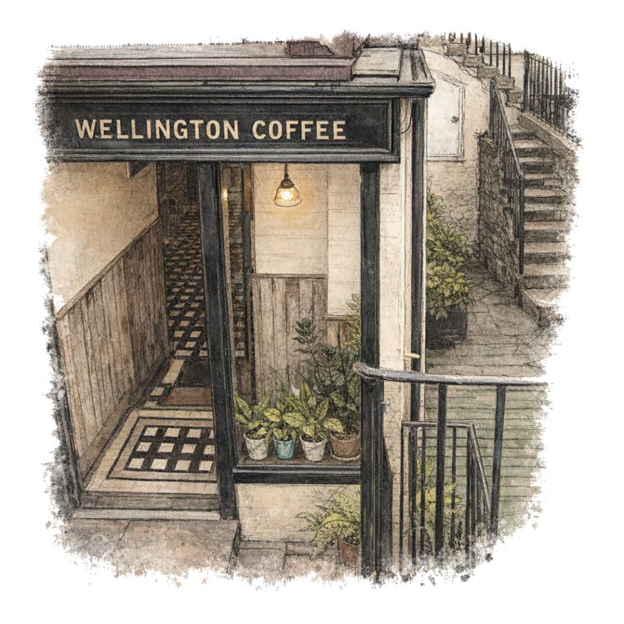 Wellington Coffee illustration